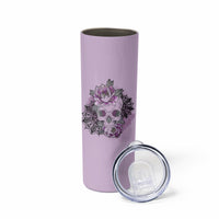 I Am Who I Am Skull Skinny Tumbler - Wonder Print Shop