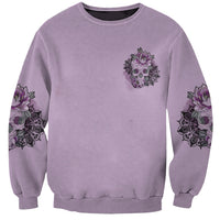 I Am Who I Am Skull Sweatshirt - Wonder Print Shop