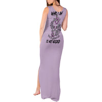 I Am Who I Am Skull Tank Maxi Dress - Wonder Print Shop