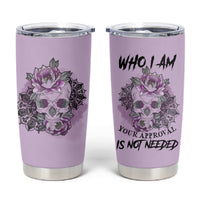 I Am Who I Am Skull Tumbler Cup - Wonder Print Shop