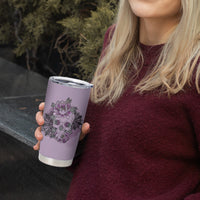 I Am Who I Am Skull Tumbler Cup - Wonder Print Shop