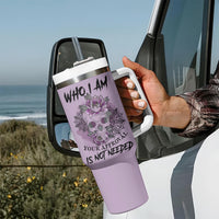 I Am Who I Am Skull Tumbler With Handle - Wonder Print Shop