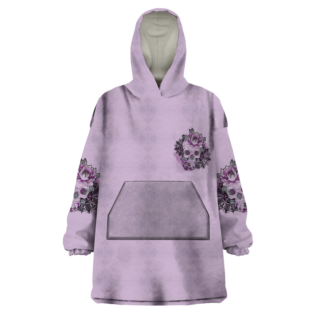 I Am Who I Am Skull Wearable Blanket Hoodie - Wonder Print Shop