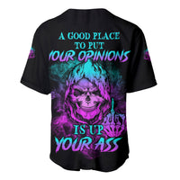 A Good Place To Put Your Opinions Baseball Jersey - Wonder Print Shop