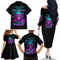 A Good Place To Put Your Opinions Family Matching Off Shoulder Long Sleeve Dress and Hawaiian Shirt - Wonder Print Shop