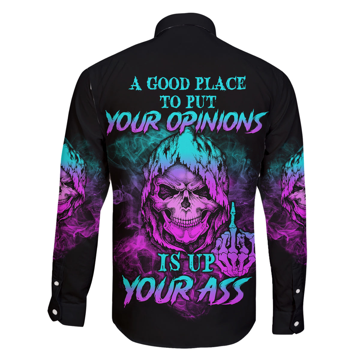 A Good Place To Put Your Opinions Family Matching Off Shoulder Short Dress and Hawaiian Shirt - Wonder Print Shop