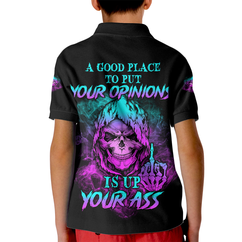 A Good Place To Put Your Opinions Kid Polo Shirt - Wonder Print Shop