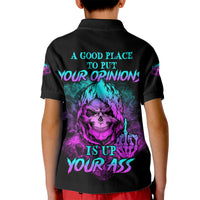 A Good Place To Put Your Opinions Kid Polo Shirt - Wonder Print Shop