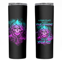 A Good Place To Put Your Opinions Skinny Tumbler - Wonder Print Shop