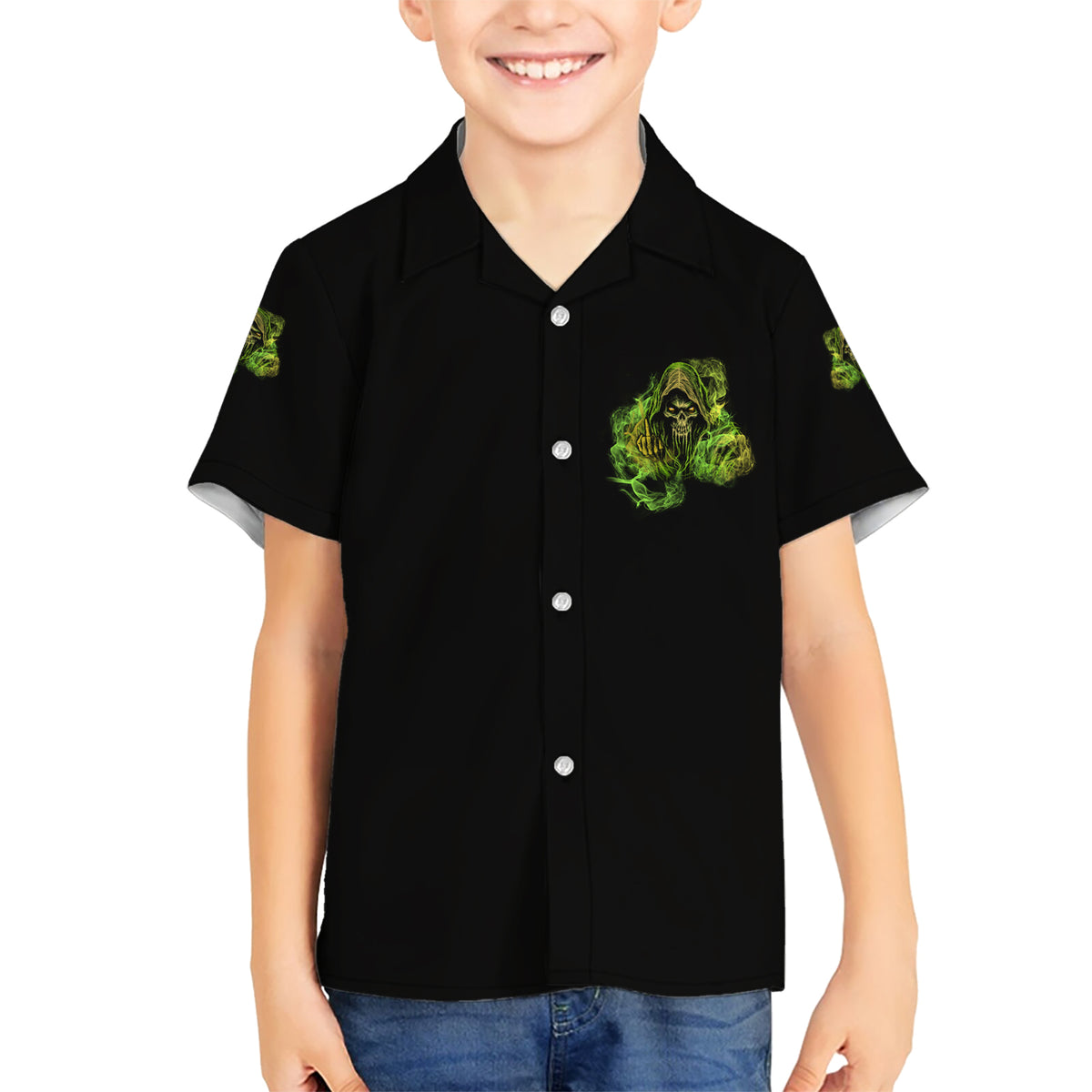 My Give A F Is Broken Reaper Kid Hawaiian Shirt - Wonder Print Shop
