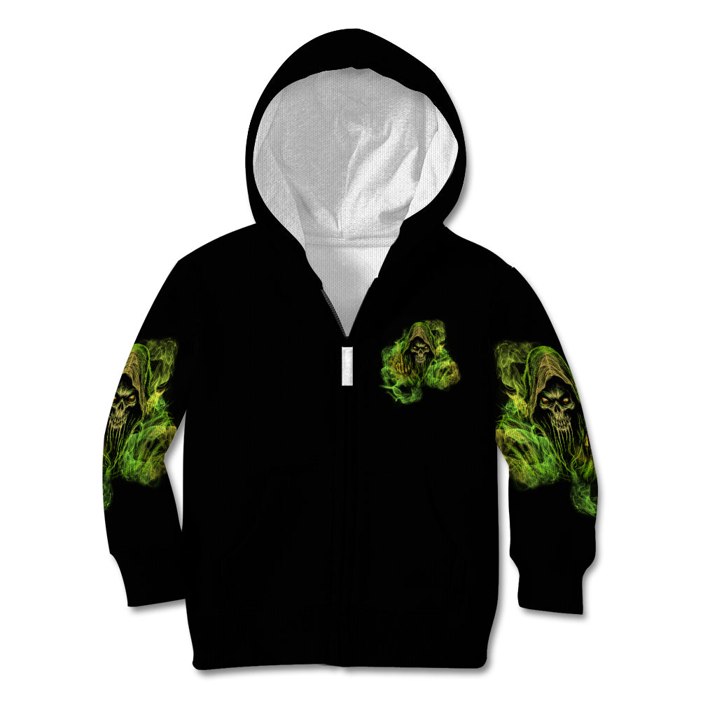 My Give A F Is Broken Reaper Kid Hoodie - Wonder Print Shop