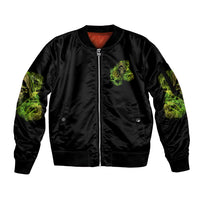 My Give A F Is Broken Reaper Sleeve Zip Bomber Jacket - Wonder Print Shop