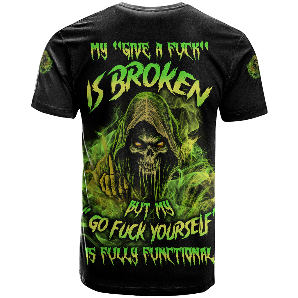 My Give A F Is Broken Reaper T Shirt - Wonder Print Shop