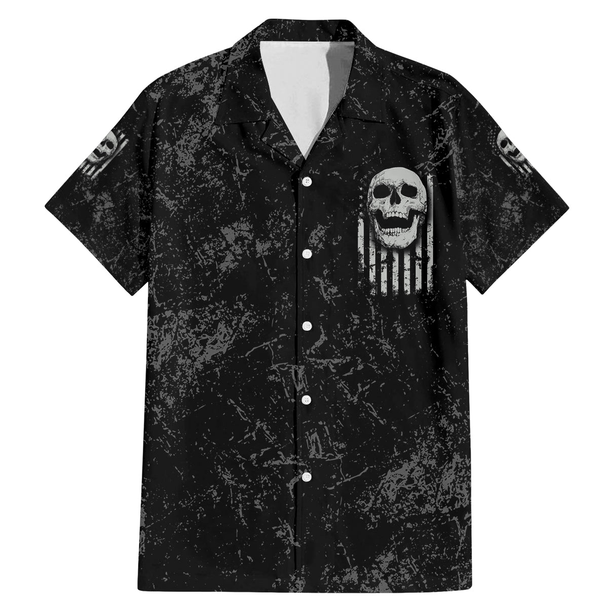 IDGAF Flag Skull Family Matching Mermaid Dress and Hawaiian Shirt - Wonder Print Shop