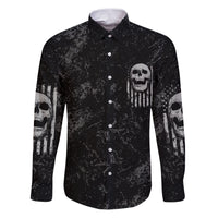 IDGAF Flag Skull Family Matching Puletasi Dress and Hawaiian Shirt - Wonder Print Shop