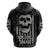 IDGAF Flag Skull Hoodie - Wonder Print Shop