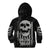 IDGAF Flag Skull Kid Hoodie - Wonder Print Shop