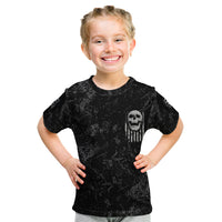 IDGAF Flag Skull Kid T Shirt - Wonder Print Shop