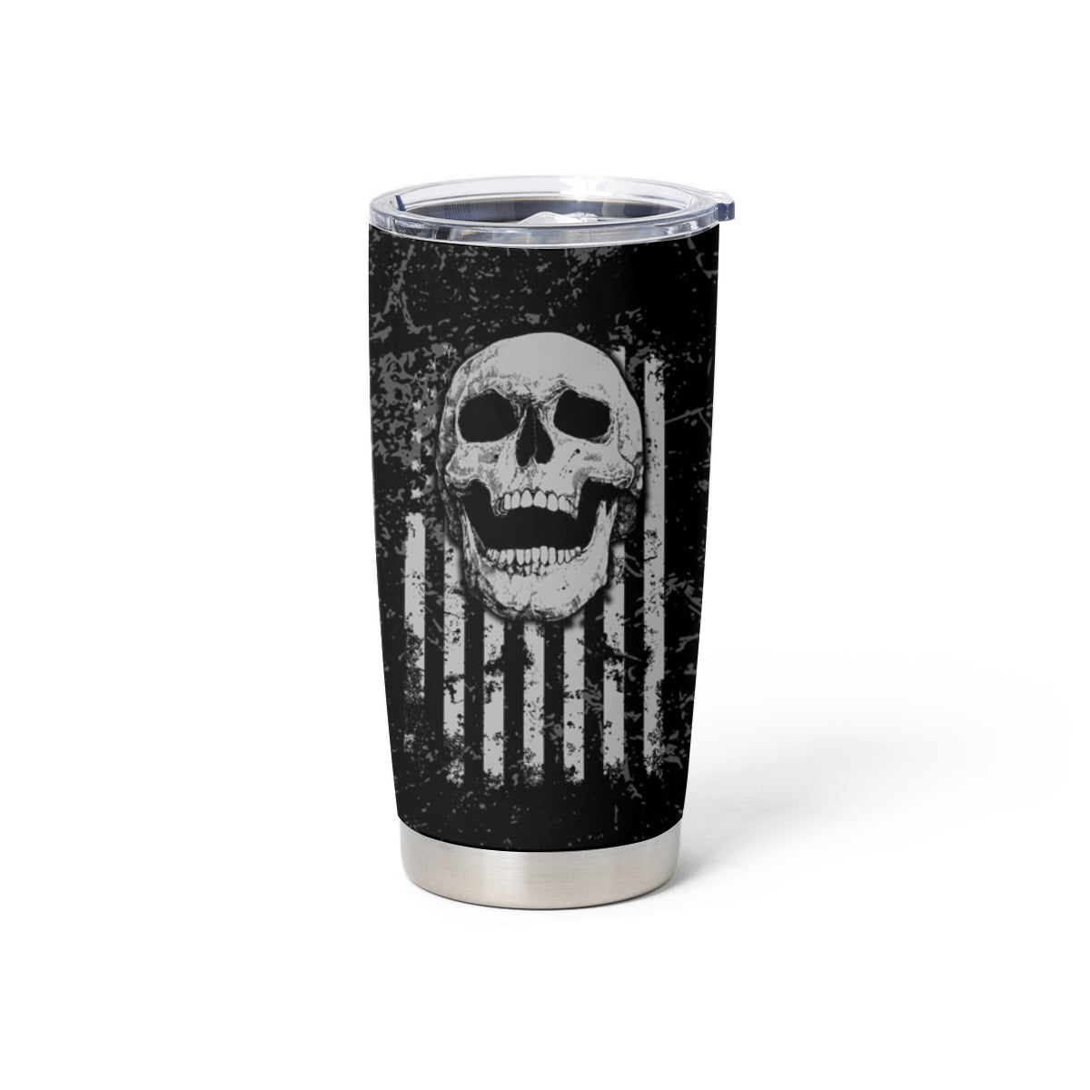 IDGAF Flag Skull Tumbler Cup - Wonder Print Shop