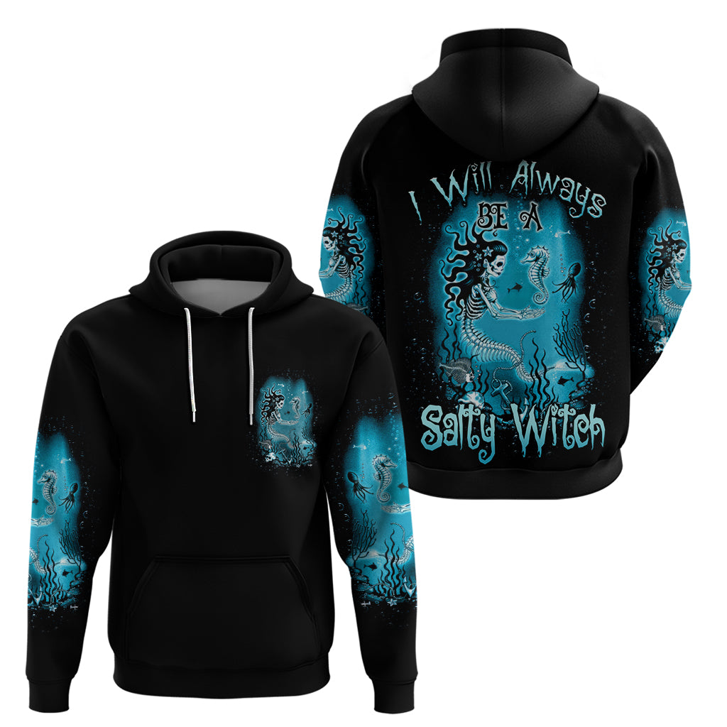 Salty Witch Mermaid Halloween Hoodie - Wonder Print Shop