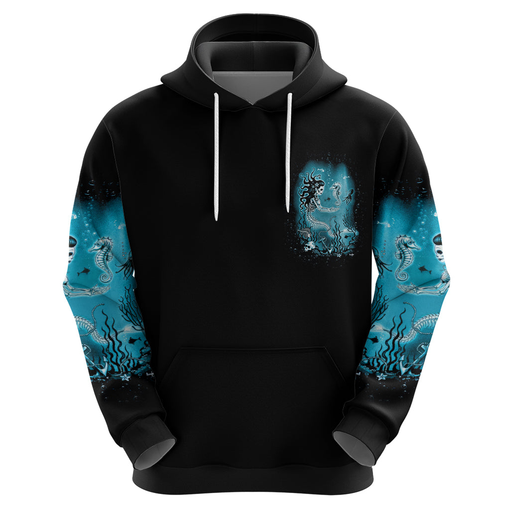 Salty Witch Mermaid Halloween Hoodie - Wonder Print Shop