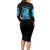 Salty Witch Mermaid Halloween Long Sleeve Bodycon Dress - Wonder Print Shop