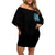 Salty Witch Mermaid Halloween Off Shoulder Short Dress - Wonder Print Shop