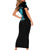 Salty Witch Mermaid Halloween Short Sleeve Bodycon Dress - Wonder Print Shop