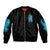 Salty Witch Mermaid Halloween Sleeve Zip Bomber Jacket - Wonder Print Shop