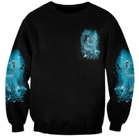 Salty Witch Mermaid Halloween Sweatshirt - Wonder Print Shop