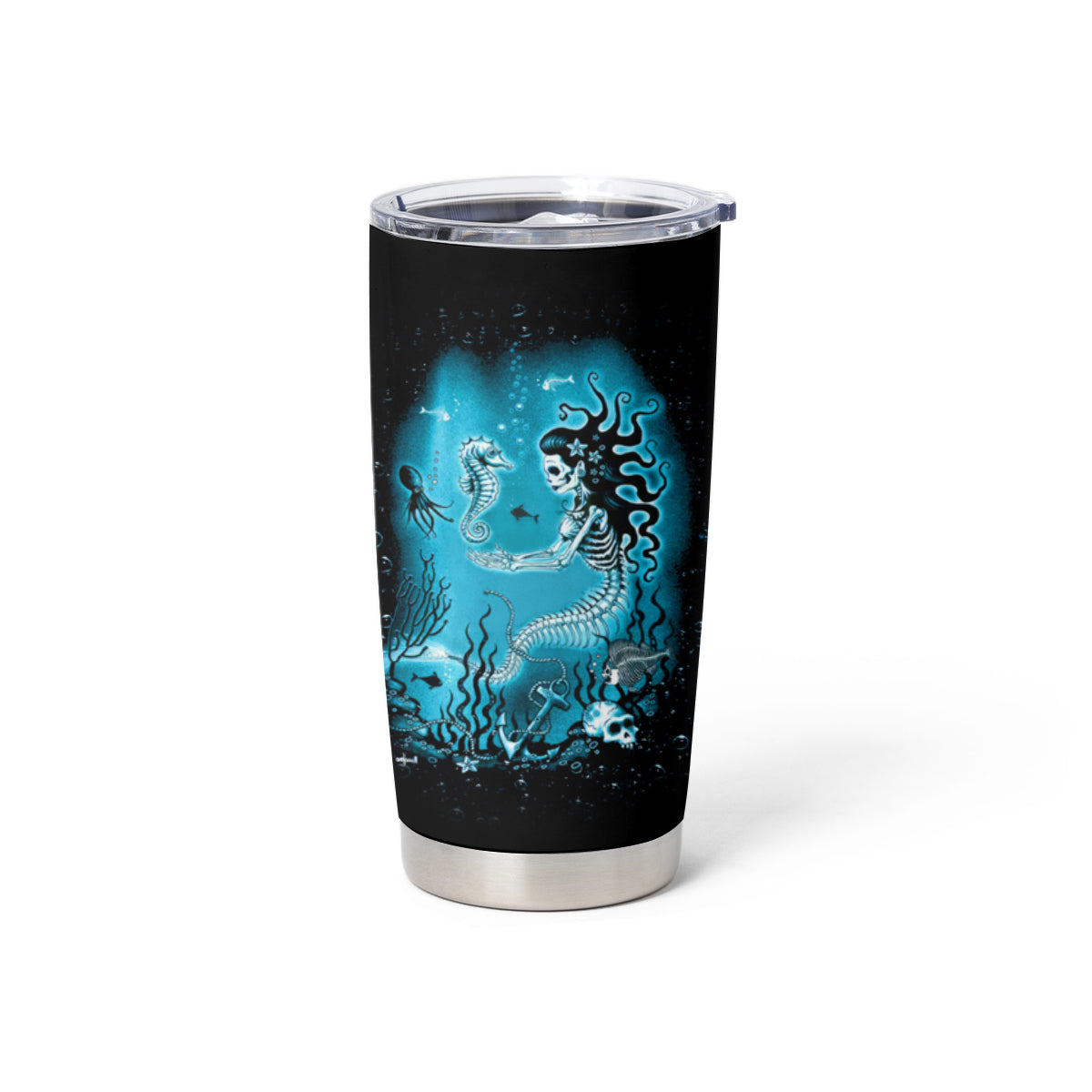 Salty Witch Mermaid Halloween Tumbler Cup - Wonder Print Shop