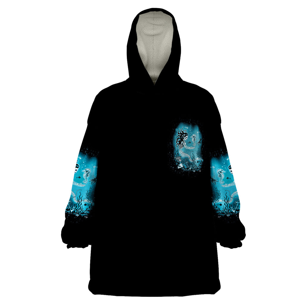 Salty Witch Mermaid Halloween Wearable Blanket Hoodie - Wonder Print Shop