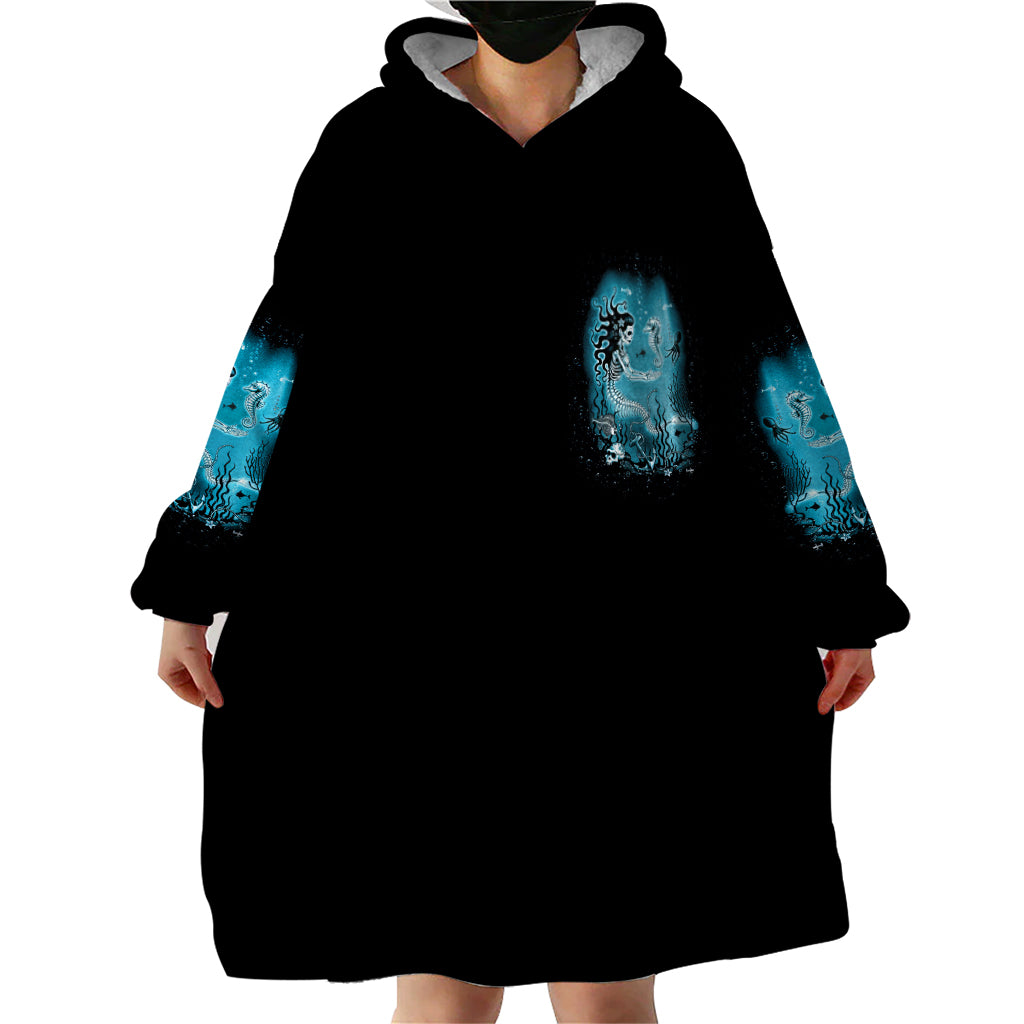 Salty Witch Mermaid Halloween Wearable Blanket Hoodie - Wonder Print Shop