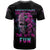 Underestimate Me Rose Skull T Shirt - Wonder Print Shop