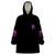 Underestimate Me Rose Skull Wearable Blanket Hoodie - Wonder Print Shop