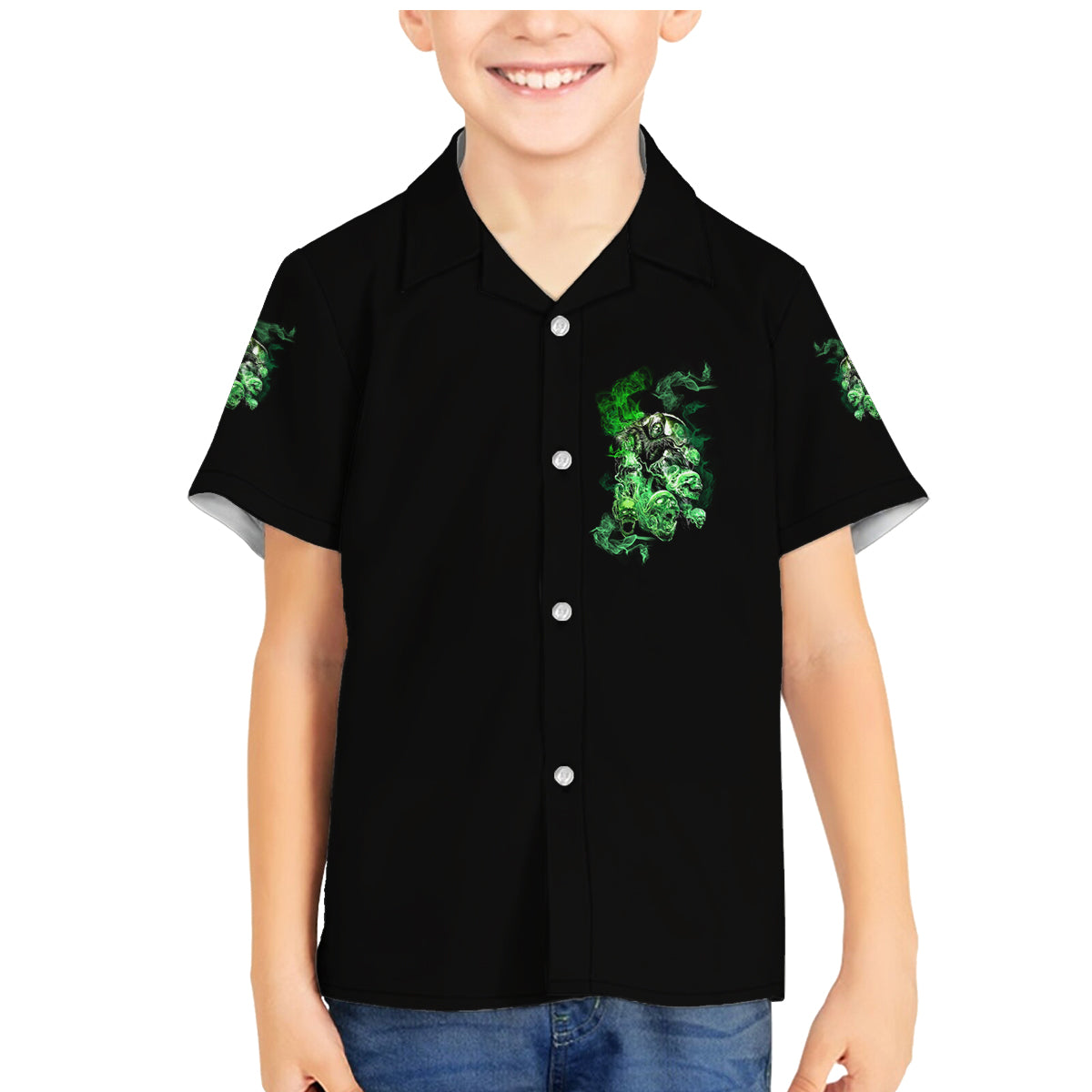 I Am The Storm Skull Family Matching Mermaid Dress and Hawaiian Shirt - Wonder Print Shop