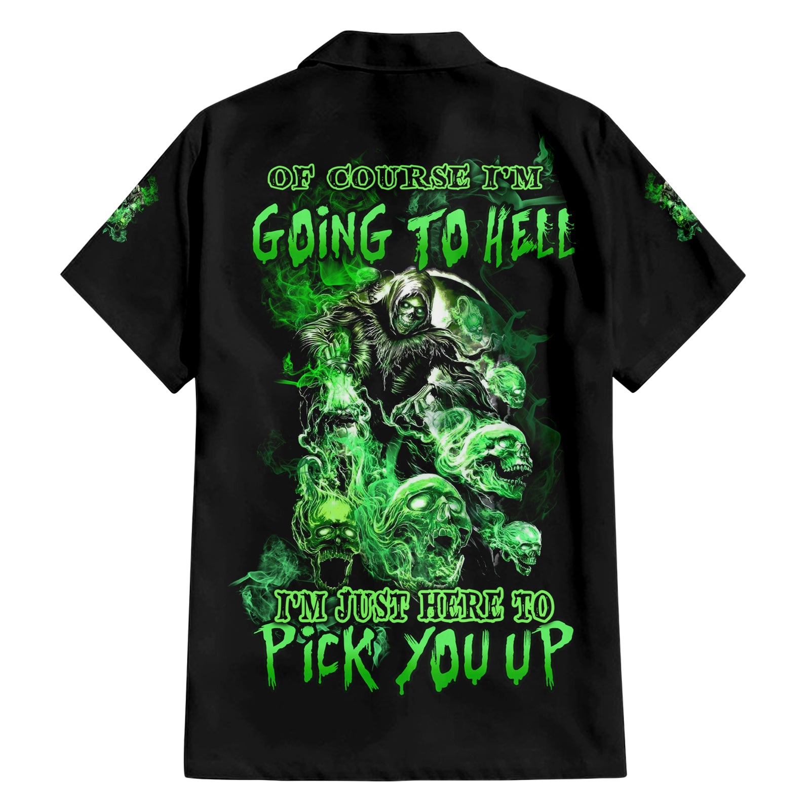 I Am The Storm Skull Hawaiian Shirt - Wonder Print Shop