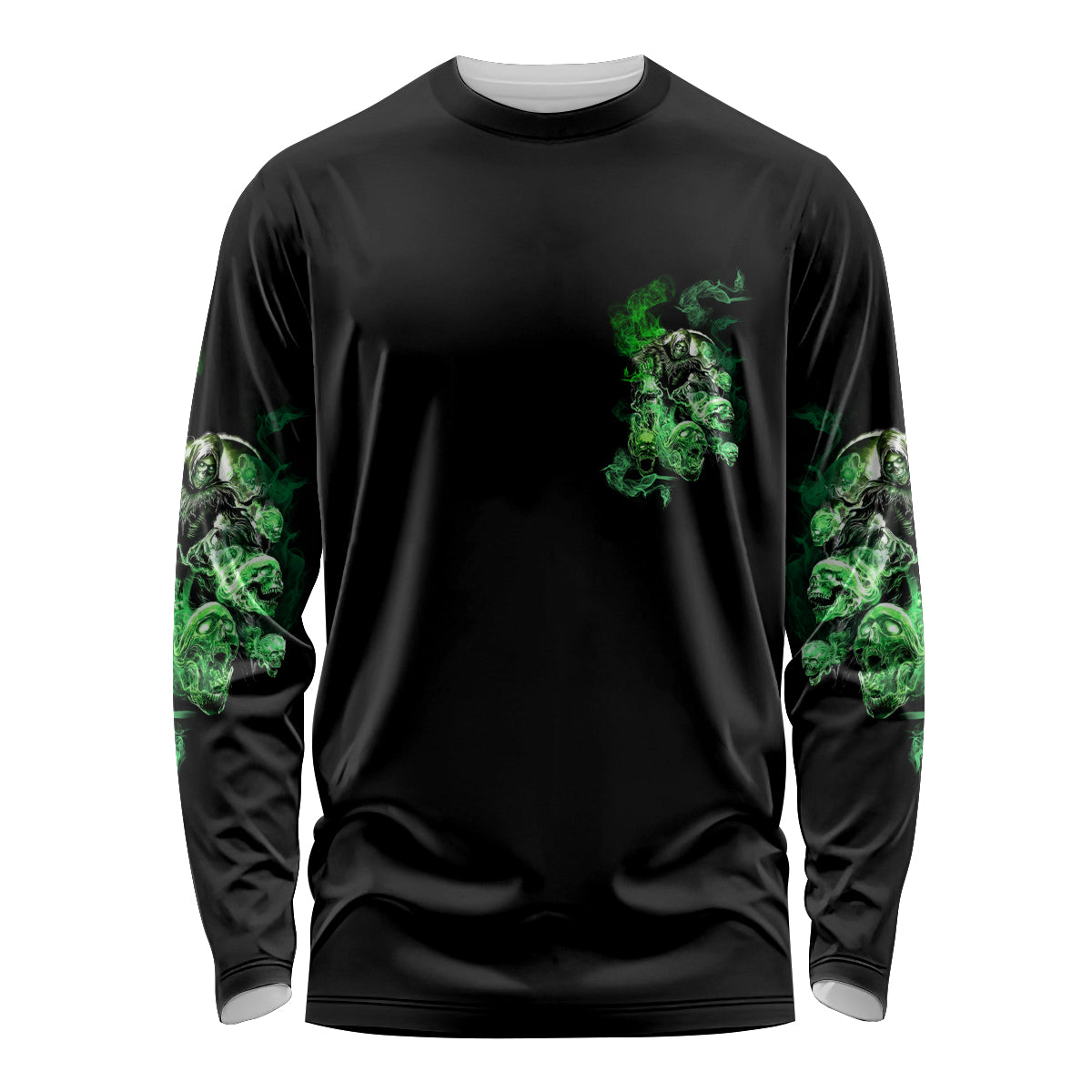 I Am The Storm Skull Long Sleeve Shirt - Wonder Print Shop