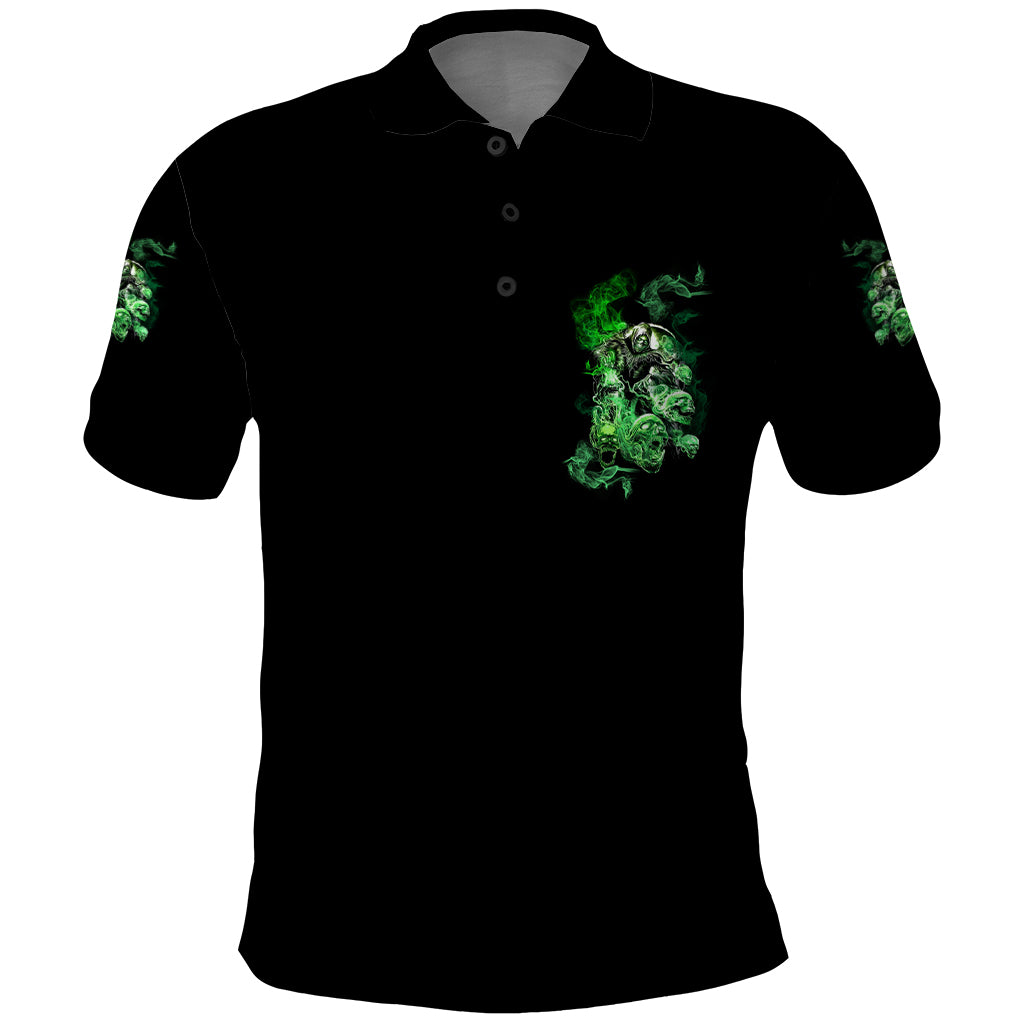 I Am The Storm Skull Polo Shirt - Wonder Print Shop