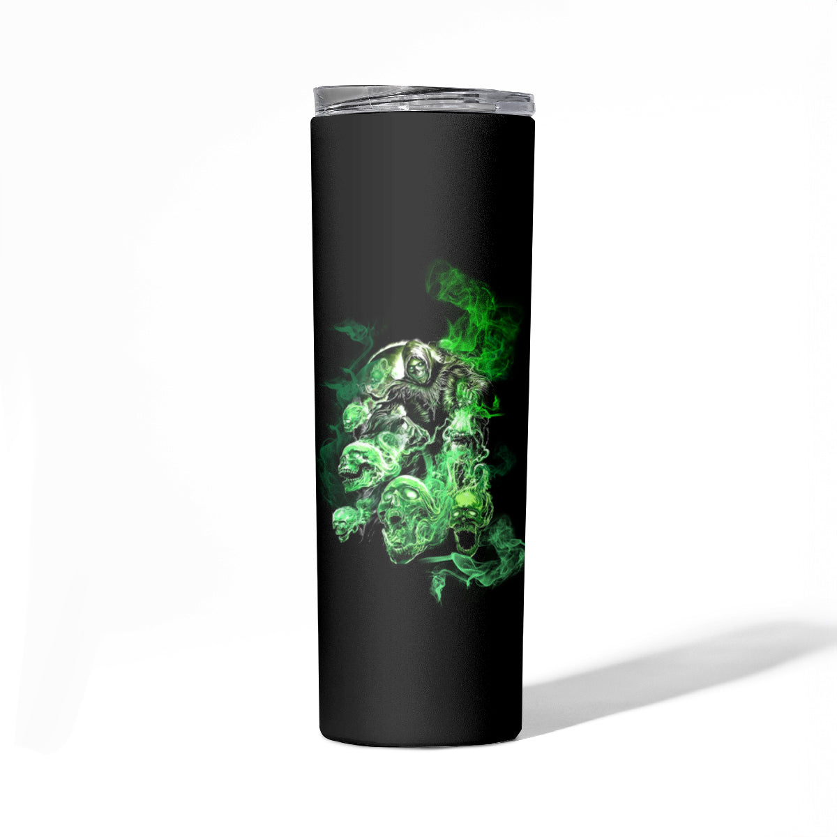 I Am The Storm Skull Skinny Tumbler - Wonder Print Shop