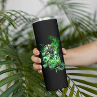 I Am The Storm Skull Skinny Tumbler - Wonder Print Shop