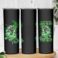 I Am The Storm Skull Skinny Tumbler - Wonder Print Shop