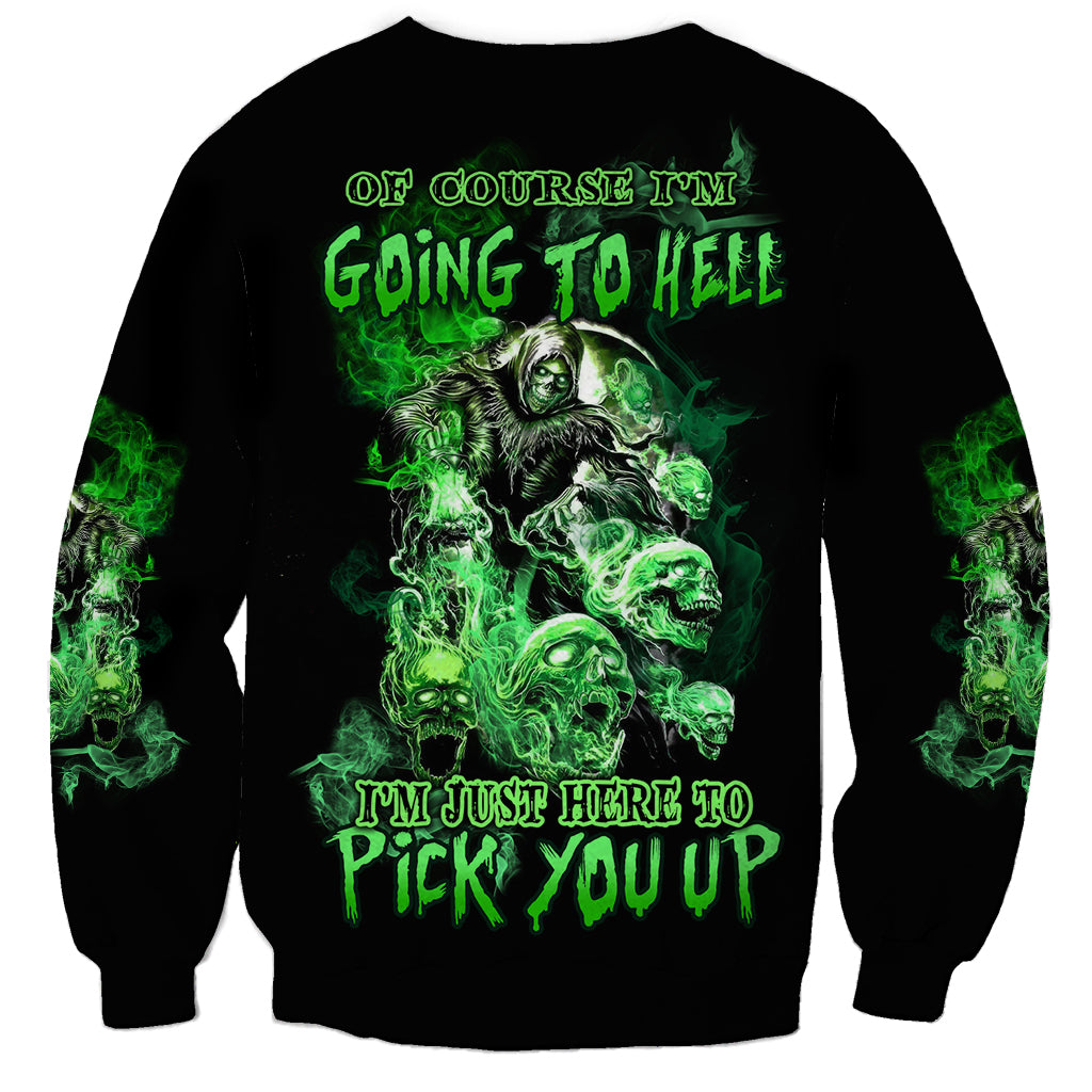 I Am The Storm Skull Sweatshirt - Wonder Print Shop