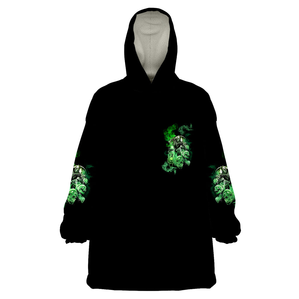 I Am The Storm Skull Wearable Blanket Hoodie - Wonder Print Shop