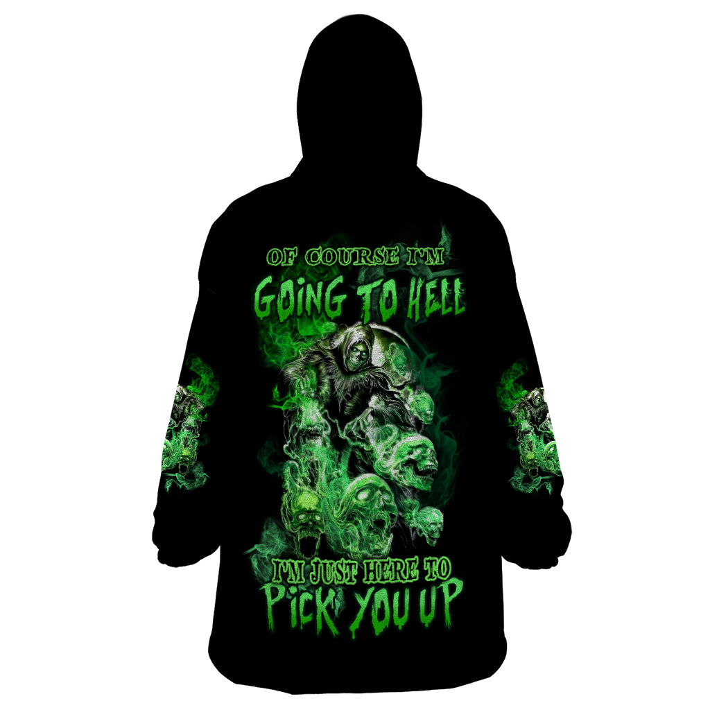 I Am The Storm Skull Wearable Blanket Hoodie - Wonder Print Shop