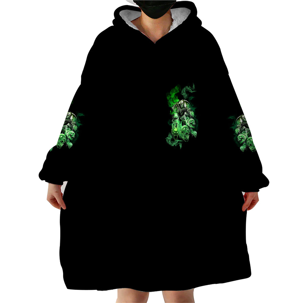 I Am The Storm Skull Wearable Blanket Hoodie - Wonder Print Shop