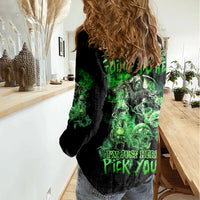 I Am The Storm Skull Women Casual Shirt - Wonder Print Shop