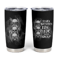 I'm Never Alone Skull Reaper Tumbler Cup - Wonder Print Shop