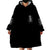 I'm Never Alone Skull Reaper Wearable Blanket Hoodie - Wonder Print Shop
