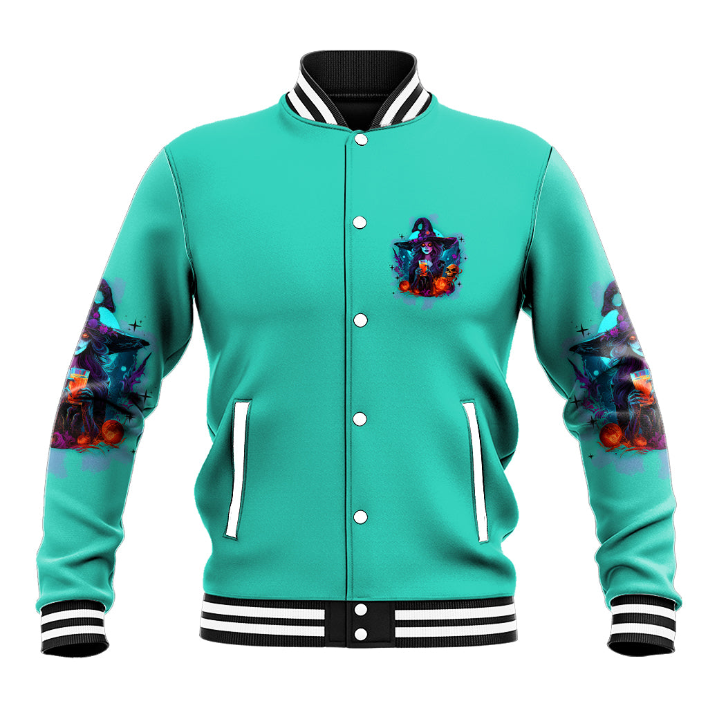 Hocus Pocus Time Witches Halloween Baseball Jacket - Wonder Print Shop